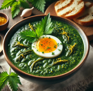 Sorrel Soup with Corn Grits - Image 2