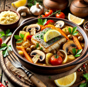 Fish Stewed with Onions in Wine - Image 3