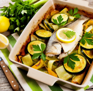 A Healthy Dinner with White Fish and Roasted Vegetables - Image 3