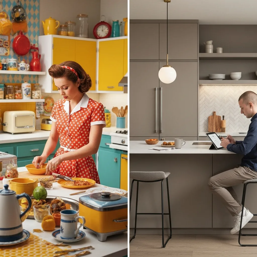 A split-screen conceptual image. On the left, a chaotic, endlessly long paper to-do list with mundane tasks crossed out in red ink. On the right, a clean, minimalist desk with a single glowing target or a single high-impact document, symbolizing focused outcomes over sheer output. Soft, natural lighting, cinematic composition.