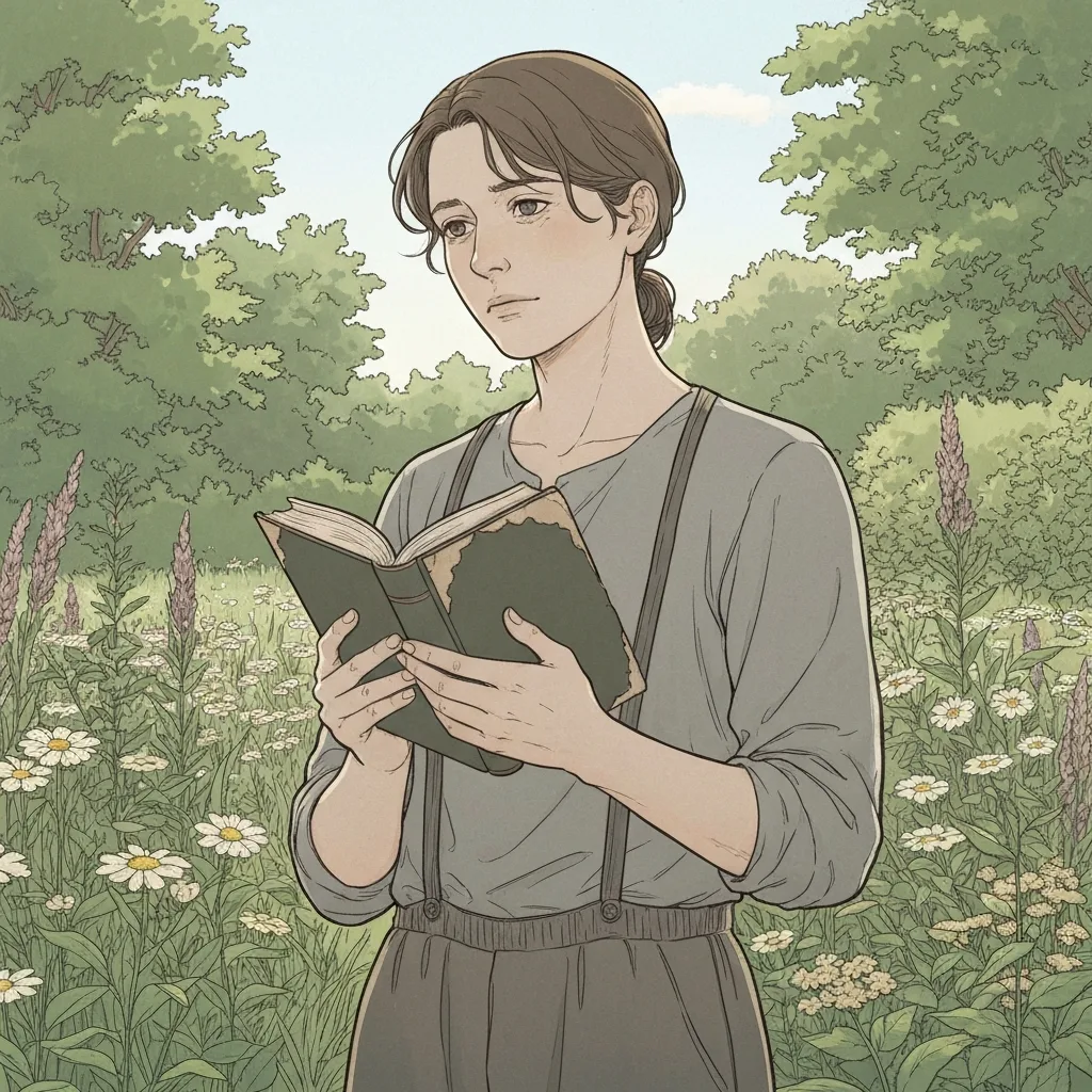 A conceptual illustration of a person standing peacefully at the center of a chaotic, fast-moving crowd. The people around them are rendered in motion blur, rushing in different directions, while the central figure is in sharp focus, taking a deep breath with a calm, grounded expression. Cool blues and grounding earth tones.