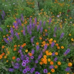 A top-down view of a minimalist wooden desk. On the desk, a paper planner is heavily marked with rigid, color-coded time blocks that look chaotic and overwhelming, while a spilled cup of black coffee slowly seeps toward the planner, symbolizing disruption and a fragile schedule. Soft, natural morning light.