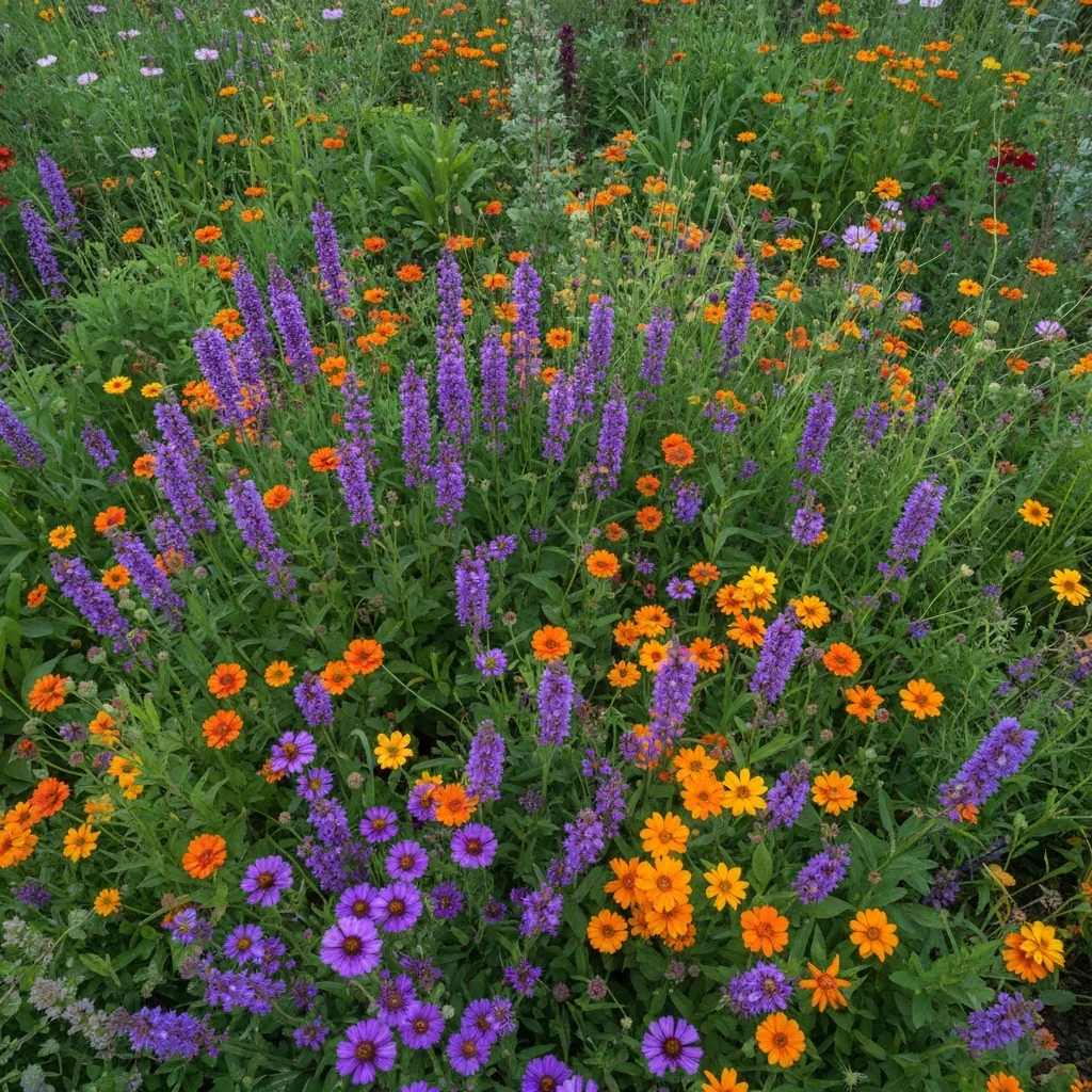 A top-down view of a minimalist wooden desk. On the desk, a paper planner is heavily marked with rigid, color-coded time blocks that look chaotic and overwhelming, while a spilled cup of black coffee slowly seeps toward the planner, symbolizing disruption and a fragile schedule. Soft, natural morning light.