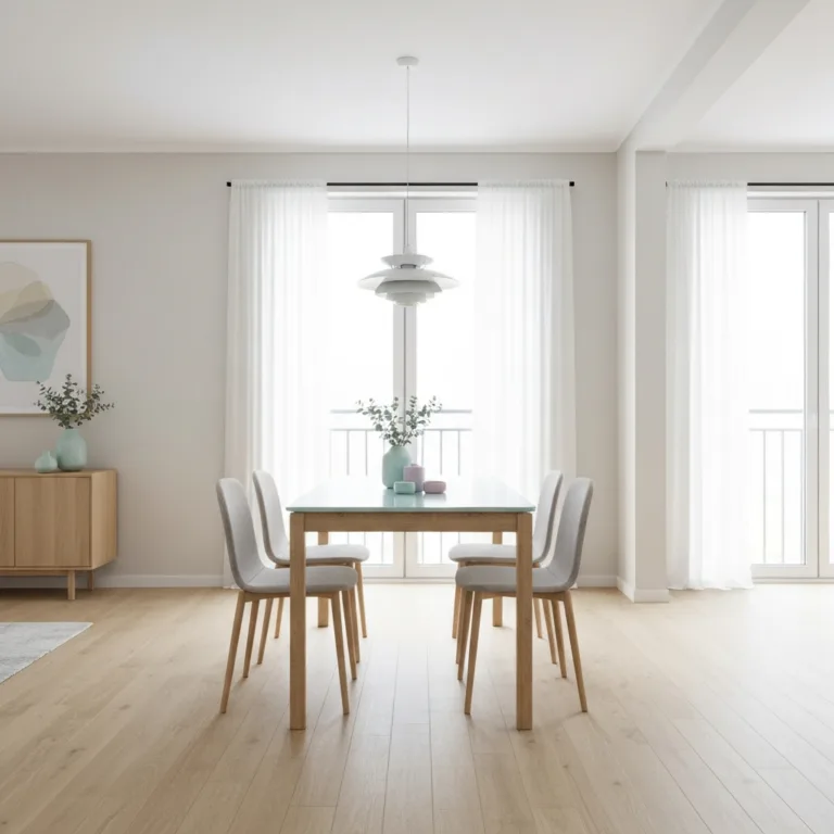 A top-down view of a modern, minimalist wooden desk. On the desk, a physical planner is open, showing a daily schedule with distinct, highlighted empty blocks of time labeled 'Buffer'. A cup of black coffee rests nearby. Natural, warm morning sunlight casts soft shadows across the workspace, creating a calm and organized atmosphere.