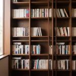A top-down view of a modern, organized wooden desk. On the left, a completely blank white sheet of paper with a single premium pen, representing a daunting start. On the right, a neatly arranged series of translucent architectural blueprints stacked on top of each other, symbolizing structured, reusable frameworks. Soft natural lighting, cinematic, highly detailed.