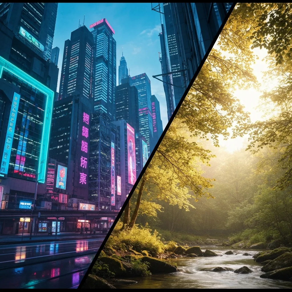 A split-screen conceptual visual: On the left, a highly complex, chaotic, and overly engineered blueprint of a mechanical system with confusing neon glowing lines. On the right, a simple, elegant, hand-drawn sketch of a customized tool fitting perfectly into a human hand. Minimalist, cinematic lighting.