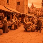 A cinematic, moody shot of a person sitting at a cluttered desk in a dimly lit room, staring intently at a blank notebook, actively ignoring a glowing, magical light bulb hovering just outside their window. Highly detailed, photorealistic, conveying the concept of ignoring sudden inspiration in favor of doing the hard work.