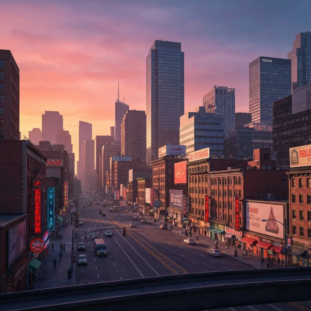 An artistic, surreal illustration of a lone figure walking on a perfectly straight, infinitely paved road that seamlessly morphs into a giant, monotonous rubber treadmill. The surrounding landscape is slightly blurred and desaturated, symbolizing the numb, trapped feeling of perfectly automated routines. A single pop of vibrant color highlights the walking figure.