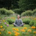 A serene, softly lit indoor scene showing two people sitting comfortably on a plush sofa, facing each other in deep, calm conversation. Warm sunlight filters through a large window, casting gentle shadows. The atmosphere is grounded and peaceful, emphasizing emotional safety and connection. Cinematic lighting, photorealistic, 8k resolution.