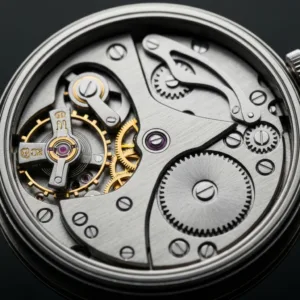 A macro photography shot of a complex mechanical watch movement, symbolizing the intricate biological and psychological systems that drive human motivation. Cinematic lighting, deep shadows, metallic textures, 8k resolution.